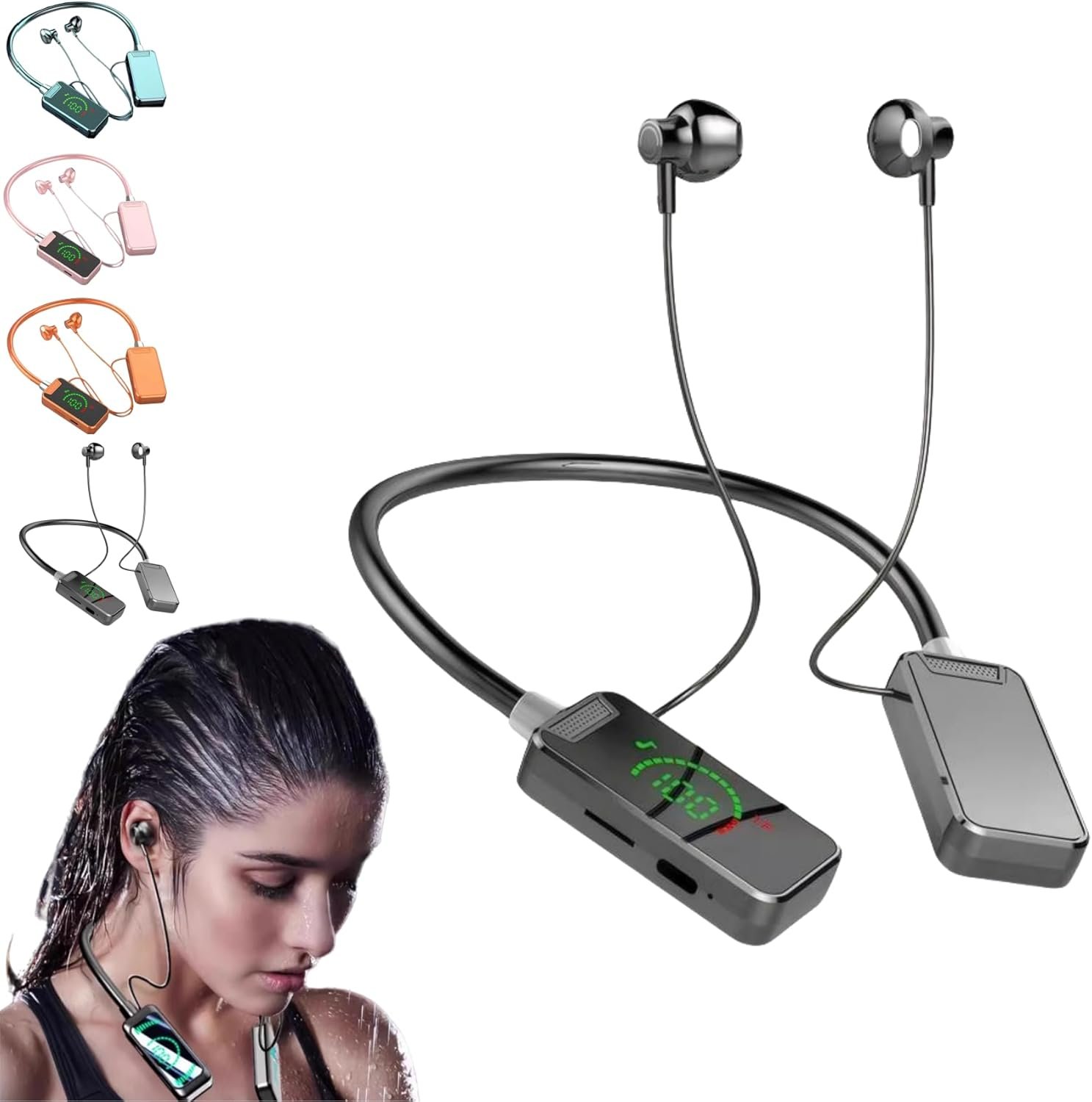 Casque écouteurs Bluetooth tour de cou